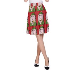 Village Dude - Hillbilly And Redneck - Trailer Park Boys A-line Skirt by DinzDas