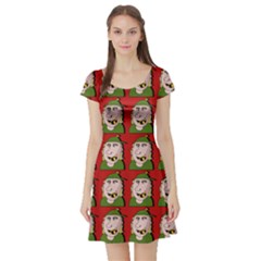 Village Dude - Hillbilly And Redneck - Trailer Park Boys Short Sleeve Skater Dress by DinzDas