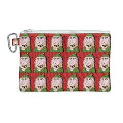 Village Dude - Hillbilly And Redneck - Trailer Park Boys Canvas Cosmetic Bag (large) by DinzDas