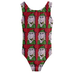 Village Dude - Hillbilly And Redneck - Trailer Park Boys Kids  Cut-out Back One Piece Swimsuit