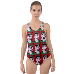 Village Dude - Hillbilly And Redneck - Trailer Park Boys Cut-out Back One Piece Swimsuit by DinzDas