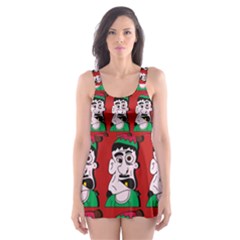 Village Dude - Hillbilly And Redneck - Trailer Park Boys Skater Dress Swimsuit by DinzDas