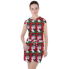 Village Dude - Hillbilly And Redneck - Trailer Park Boys Drawstring Hooded Dress by DinzDas