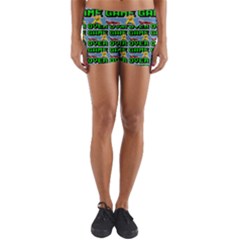 Game Over Karate And Gaming - Pixel Martial Arts Yoga Shorts by DinzDas