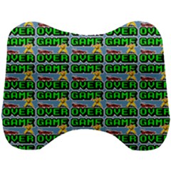 Game Over Karate And Gaming - Pixel Martial Arts Head Support Cushion by DinzDas