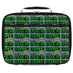 Game Over Karate And Gaming - Pixel Martial Arts Full Print Lunch Bag by DinzDas