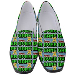 Game Over Karate And Gaming - Pixel Martial Arts Women s Classic Loafer Heels by DinzDas