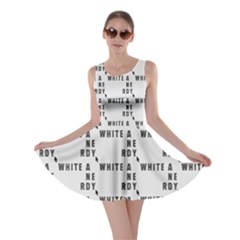 White And Nerdy - Computer Nerds And Geeks Skater Dress by DinzDas