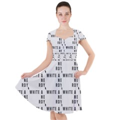 White And Nerdy - Computer Nerds And Geeks Cap Sleeve Midi Dress by DinzDas