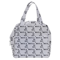 White And Nerdy - Computer Nerds And Geeks Boxy Hand Bag by DinzDas