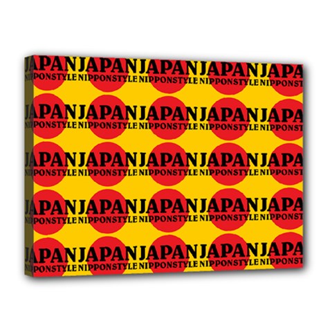 Japan Nippon Style - Japan Sun Canvas 16  x 12  (Stretched)