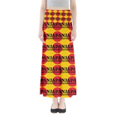 Japan Nippon Style - Japan Sun Full Length Maxi Skirt