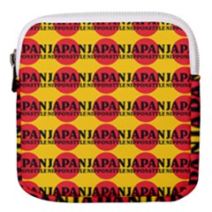 Japan Nippon Style - Japan Sun Mini Square Pouch by DinzDas