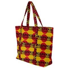 Japan Nippon Style - Japan Sun Zip Up Canvas Bag
