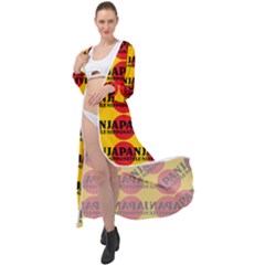 Japan Nippon Style - Japan Sun Maxi Chiffon Beach Wrap