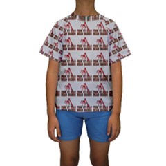 From My Dead Cold Hands - Zombie And Horror Kids  Short Sleeve Swimwear