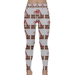 From My Dead Cold Hands - Zombie And Horror Classic Yoga Leggings