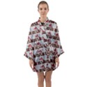 From My Dead Cold Hands - Zombie And Horror Long Sleeve Satin Kimono View1