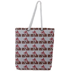 From My Dead Cold Hands - Zombie And Horror Full Print Rope Handle Tote (Large)