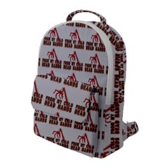 From My Dead Cold Hands - Zombie And Horror Flap Pocket Backpack (large) by DinzDas