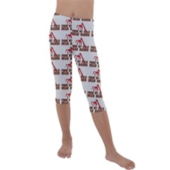 From My Dead Cold Hands - Zombie And Horror Kids  Lightweight Velour Capri Leggings 