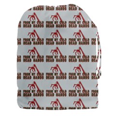 From My Dead Cold Hands - Zombie And Horror Drawstring Pouch (3xl) by DinzDas