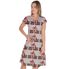 From My Dead Cold Hands - Zombie And Horror Classic Short Sleeve Dress