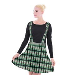 Beverage Cans - Beer Lemonade Drink Suspender Skater Skirt by DinzDas