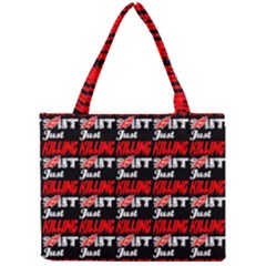 Just Killing It - Silly Toilet Stool Rocket Man Mini Tote Bag by DinzDas