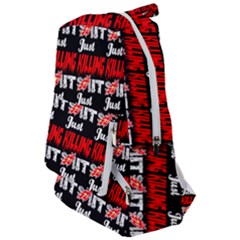 Just Killing It - Silly Toilet Stool Rocket Man Travelers  Backpack by DinzDas