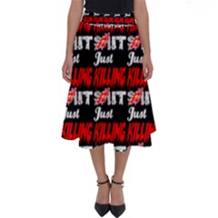 Just Killing It - Silly Toilet Stool Rocket Man Perfect Length Midi Skirt by DinzDas