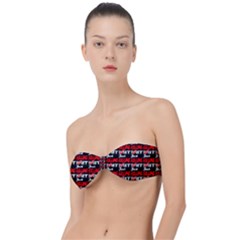 Just Killing It - Silly Toilet Stool Rocket Man Classic Bandeau Bikini Top  by DinzDas