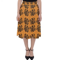 Inka Cultur Animal - Animals And Occult Religion Classic Midi Skirt by DinzDas