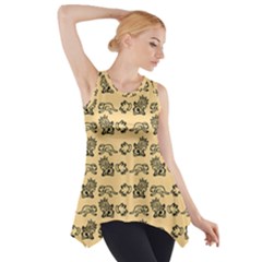 Inka Cultur Animal - Animals And Occult Religion Side Drop Tank Tunic by DinzDas