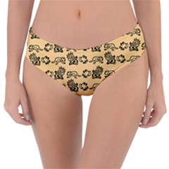 Inka Cultur Animal - Animals And Occult Religion Reversible Classic Bikini Bottoms by DinzDas