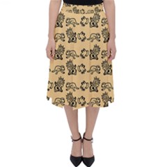 Inka Cultur Animal - Animals And Occult Religion Classic Midi Skirt by DinzDas