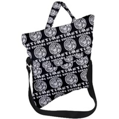 Inka Cultur Animal - Animals And Occult Religion Fold Over Handle Tote Bag by DinzDas