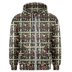 Bmx And Street Style - Urban Cycling Culture Men s Zipper Hoodie by DinzDas
