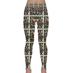 Bmx And Street Style - Urban Cycling Culture Classic Yoga Leggings by DinzDas