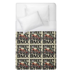 Bmx And Street Style - Urban Cycling Culture Duvet Cover (single Size) by DinzDas