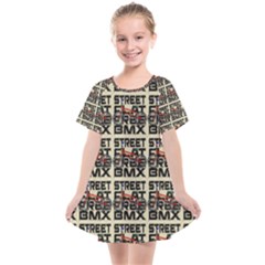 Bmx And Street Style - Urban Cycling Culture Kids  Smock Dress by DinzDas