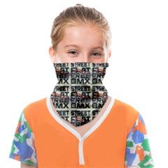 Bmx And Street Style - Urban Cycling Culture Face Covering Bandana (kids) by DinzDas