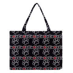 Pet Love - Dogs, Cats And All Pets Lover Medium Tote Bag by DinzDas