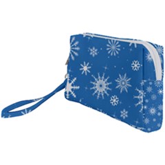 Winter Time And Snow Chaos Wristlet Pouch Bag (small) by DinzDas