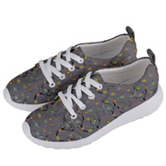 Abstract Flowers And Circle Women s Lightweight Sports Shoes by DinzDas