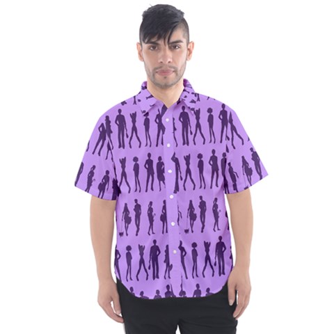 Normal People And Business People - Citizens Men s Short Sleeve Shirt by DinzDas
