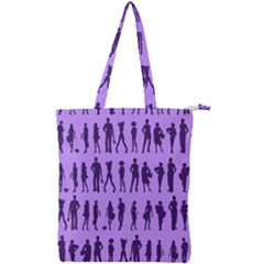 Normal People And Business People - Citizens Double Zip Up Tote Bag by DinzDas