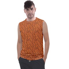 Animal Skin - Lion And Orange Skinnes Animals - Savannah And Africa Men s Regular Tank Top by DinzDas