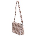 Animal Skin - Brown Cows Are Funny And Brown And White Shoulder Bag with Back Zipper View2