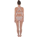 Animal Skin - Brown Cows Are Funny And Brown And White Cross Back Hipster Bikini Set View2